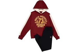 ALPHADVENTURE - Chándal Niño Completo, Conjunto Deportivo, Set 2 Piezas Sudadera y Pantalón Deportivo, Chándal para Colegio - Tallas desde los 6 hasta los 14 años.