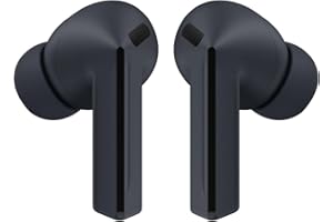 Samsung Galaxy Buds3 FE, Kabellose In-Ear-Kopfhörer inkl. mobeen Soft Clear Case, Ausgewogener Klang, 360 Audio, Aktive Geräuschunterdrückung & Clear Call, AI Kopfhörer mit Gemini, Black