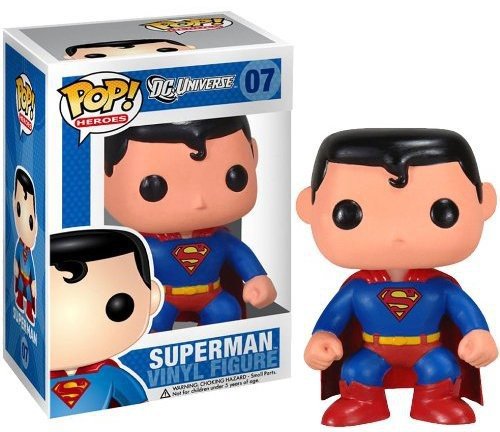 ¡Ya están disponibles en Funko Pop! Vinyl tus personajes favoritos de DC Comics!   Medida: 9 cm Presentado en una caja con ventana