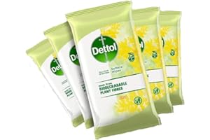 Dettol - Toallita para cítricos (biodegradable, 80 unidades)