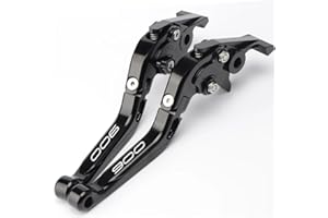 ZEXDDI Kompatibilität mit Z900 Z 900 2025 Motorrad CNC Verstellbarer Griff Bremshebel Bremskupplungshebel z900 Klappbarer ausdehnbarer Griff (alle schwarz)
