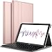 Produktbild IVSO Huawei MediaPad M5 10.8 Tastatur Hülle, [Deutsches QWERTZ-Layout] Keyboard Case, Ultradünn leicht SmartShell Ständer Schutzhülle mit magnetisch abnehmbar drahtloser Kabellose Tastatur für Huawei MediaPad M5 10.8 Pro / M5 10.8 Zoll 2018 Modell, RoseGold