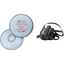 3M Particulate Filter 2138, P3R Particulate Filter with Activated  