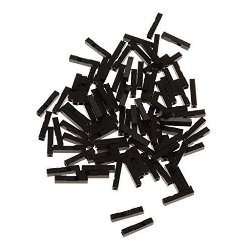 100pcs Dupont Überbrückungskabel Kabelgehäuseschale Stecker Stiftkopf 2.54mm - 1p