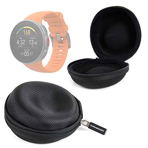 DURAGADGET Funda Negra para Polar Vantage V, Polar Vantage M, Garmin Vivosmart 4, Withings Steel HR Sport Guardar Su Dispositivo!