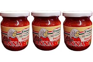 Paprikapasta mild Edes Anna sparpaket paprika kryddkräm univer från Ungern (600 g/3 x 200 g)