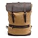 Produktbild Y-DOUBLE Lächelndes GesichtDie Neueste mode Canvas Rucksack 15" Laptoprucksack Vintage Canvas und Leder Schultasche Reisetasche Daypacks Uni Backpack für Outdoor Sports Freizeit