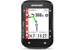 ‎IGPSPORT iGPSPORT BSC200S Fahrradcomputer Kabellos GPS, Routennavigation Weiterfahrtfunktion Gierwende-Eingabeaufforderung ANT Bluetooth