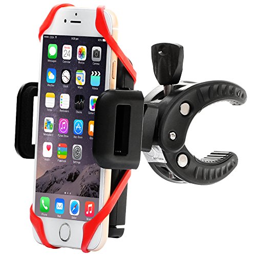 Fahrrad Handyhalterung, SYCEES Universal drehbar Handyhalter Fahrrad Handy Halterung verstellbar für das Smartphones wie iPhone 7 7plus / 6 6s plus / 5 5s 5c - 2