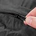 Chill Sack Bean Bag Chair: Giant Memory Foam Furniture Bags and Large Lounger - Big Sofa with Huge Water Resistant Soft Micro Suede Cover - Charcoal, 5 feet