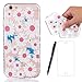 Produktbild Lotuslnn Hülle Apple iPhone 6s/6 silikon (4.7 Pouce) avec Une fleur conception - iPhone 6 /6s Schutzhülle Etui en rose blanc Transparent