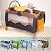 Produktbild Infantastic klappbar Kinderreisebett mit Wickelauflage und Spielbogen, 126 x 66 cm, inkl. Auflage und Tragetasche | Farbwahl | Babybett, Klappbett, Kinderbett - Honey Bear