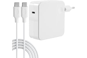 DEUMMIU 100W USB C Netzteil USB C Laptop Ladegerät kompatibel mit Mac Book Pro 16,15,14,13 Zoll MacBook Air/Pro iPhone15/Pro/14/Pro, Galaxy S23, Note20, und mehr mit 1.8M USB C auf C Ladekabel