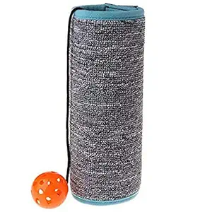 Get More Cat Scratching Mat with Bell Ball Cat Toy (Color May Vary)