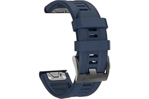 ‎ISABAKE ISABAKE Pasek sportowy 22 mm do Fenix 7, silikonowy zamiennik paska 22 mm, kompatybilny z Fenix 7/Fenix 5 Plus/Fenix 5 / Fenix 6 Pro/Forerunner 935/945 / Approach S60 / Epix