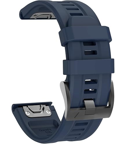 Bracelet De Remplacement Silicone Noir Pour Garmin Fenix 5, Fenix 6, Forerunner 935/945 - Confortable & Résistant à L'Eau