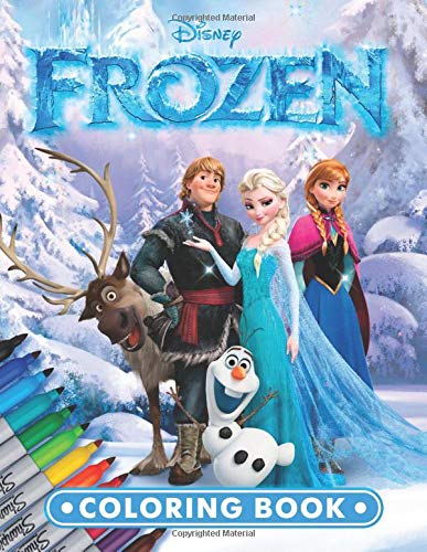 Preisvergleich Produktbild FROZEN Coloring Book: Exclusive 53 Illustrations