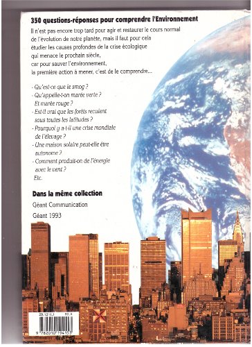 couverture de : G&eacute;ant environnement