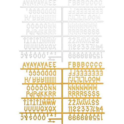 ZhiQli Lettera in Feltro per Lettere, in Legno, 10 x 10 Pollici, con 340 Lettere Bianche, Numeri e Simboli per interagire con i Vostri Bambini, Ideale per la casa, B per 1ro, Matrimonio.