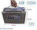 Produktbild Akku AGM Monoblock U 100 Ah 12 V Solar Akkus