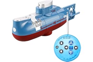 HUSHUI RC Mini-U-Boot-Spielzeug, 6-Kanal-Fernbedienung, Unterwasserschiff, Tauchboot, elektrisches Spielzeug, Modell Kinder, pädagogisches Spielzeug, Kinder