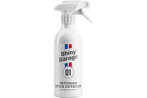 Shiny Garage Środek do czyszczenia wnętrza samochodu "Interior Quick Detailer" 500 ml – środek do czyszczenia tapicerki samochodowej, usuwa zabrudzenia, z ochroną przed promieniowaniem UV, skuteczna