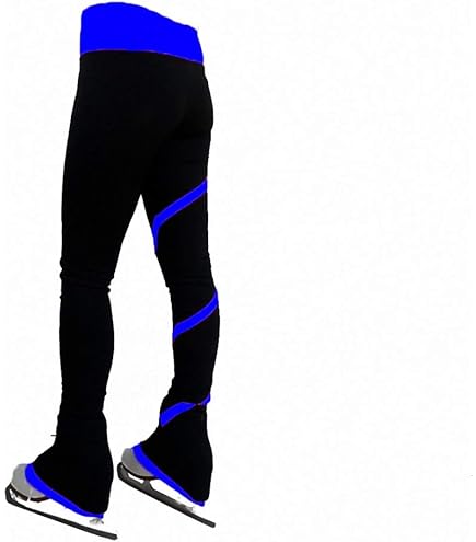 Collants De Patinage Artistique Pour Femmes Et Filles - Nylon Thermique - Avec Boucle Pour Bottes - Tailles M à L