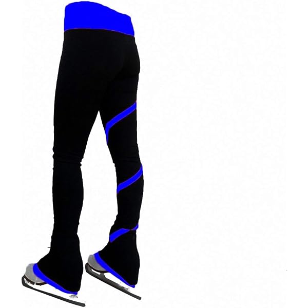 LIUHUO Pantaloni da pattinaggio artistico nero normale da uomo Pantaloni da pattinaggio da uomo