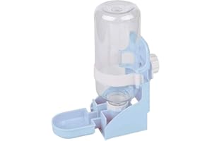 ONCPCARE 17oz Rabbit Water Feeder, Pet Cage Suspended Water Dispenser, Hanging Automatic Small Animal Water Bottle Bowl for Bunny Chinchilla Hedgehog Ferret Hamster