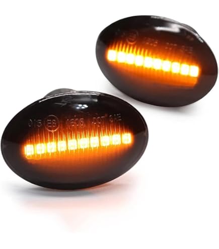 Faro Laterale Dinamico Per Fiat Panda, Punto, Doblo - Nero Fumé - Foto 3