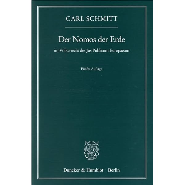 Land und Meer: Eine weltgeschichtliche Betrachtung : Schmitt, Carl