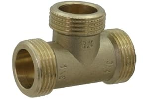 HYDROBIL TEE VITE OTTONE 3/4 "BSP 3 x FILETTO MASCHIO