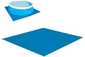 KOMSOUP Tapiz De Suelo Para Piscina Tela De Suelo Rectangular Piscina,plegable Y Impermeable Paño Para El Suelo De La Piscina,tapiz Para Suelo De Piscinas, Alfombrilla Protectora Suelo Para Piscinas Inflables