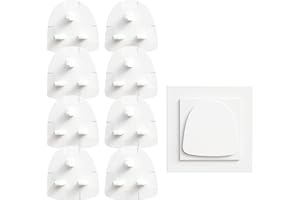 HAADI Plug Socket Covers 8 Pcs UK Baby Safety Proofing Electrical Outlet Guard Protectors Caps from Fire & Water Leaking Ideal for Children at Home Office School & Hospitals Sockets