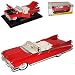 Produktbild Cadillac Eldorado Biarritz Cabrio Rot 1959 1/18 Maisto Modell Auto mit individiuellem Wunschkennzeichen
