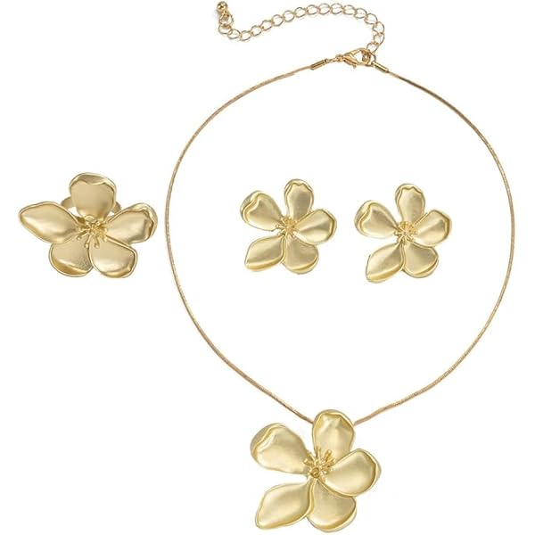 XFSRG Damen Schmuckset - Vintage Halskette, Ohrringe & Gürtel