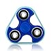 Produktbild Fidget Tri (dreifach) Fire Wheel Spinner mit fluoreszierendem Gummiband Anti Stress Kreisel Hand Spielzeug in Blau von VAPIAO