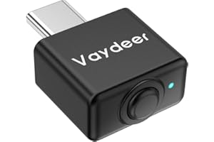 ‎VAYDEER VAYDEER Niewykrywalny symulator myszy USB UK [stop aluminium] - 3 tryby ruchu, bezpieczeństwo Plug & Play, współpracuje z zespołami/zoomem (certyfikat ISO27001)