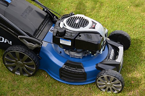 HYUNDAI Benzin-Rasenmäher LM5301G B&S (Selbstantrieb, Schnittbreite 53 cm, 2.5kW Briggs & Stratton Motor, 65L Fangkorb, Mulchfunktion, Benzin-Mäher) - 8