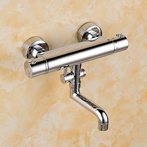 Thermostatic Mixer shower Chrome Design bathroom tub mixer sink Faucet wall-mounted brass Faucet Water mixing valve solar water heater automatic thermostatic faucet shower faucet