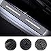 Produktbild Tuqiang 4 Stück Auto Einstiegsleisten Schutzfolie reflektierend Zierleisten Kohlefaser Muster Vinyl Aufkleber Für Magnum/Charger/Avenger