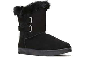 La Modeuse - Boots en suédine avec intérieur fourré