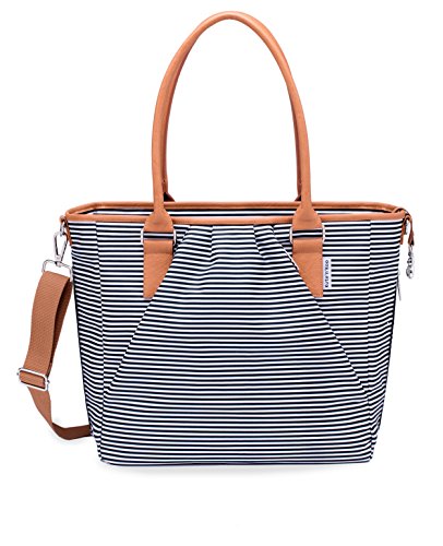 Modische Wickeltasche von Kute ’n‘ Koo – Mode und Funktion in einer Tasche – In New York City entworfen – Schultergurte – Passende Wickelauflage – Kinderwagenstreifen – und vieles mehr - 2