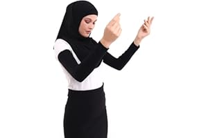 ihvan online, Damen Hijab Muslimische Gebetshülle, Ärmel zum Bedecken der Arme für Frauen, Weiche Dehnbare Hijab-Armärmel