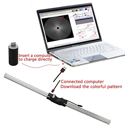 Sidiou Group Wiederaufladbare Radfahren Speiche-Rad-Blitz-Licht-DIY Designs Patterns Rim Lighting 64 RGB LED Programmierbare Wasserdicht Anti-Schock-Farbwechsel-Fahrrad-Licht - 3