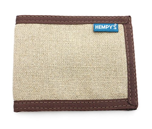 Hempy's Hemp Bi-fold Slim Line Wallet - Beige -