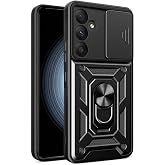 Kilifplus Samsung Galaxy A35 ile Uyumlu Kılıf Zırhlı Standlı S&uuml;rg&uuml;l&uuml; Kamera Korumalı Zırhlı Tam Koruma S&uuml;rg&uuml;l&uuml; Vega Kapak, Ta