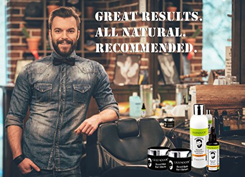 LUXUS Bartpflege Set MUENCHEN zum SET-SPARPREIS – Greendoor Bio Bartseife 200 ml + Bio Bartöl 50 ml + Veganer Bartbalsam 50 ml + Bartbürste Birnbaumholz groß + Bartkamm Holz Handarbeit + Bartschere aus Solingen + Metall-Geschenkbox – all natural, Bartpflegeset Geschenkset Geschenk Geburtstag Mann Vollbart Bart Pflege Sets – versandkostenfrei, stets ein hochwertiges Geschenk - 5