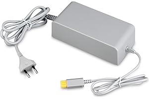 OSTENT EU Type AC Adaptateur Mural Remplacement d'alimentation Compatible pour Le Jeu de Console Nintendo Wii U