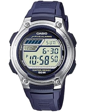 Casio Herren Digital mit Resin Armbanduhr W 212H 2AVES